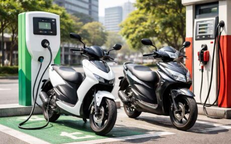 Perbedaan Motor Listrik dan Motor Bensin Dalam Efisiensi Energi!